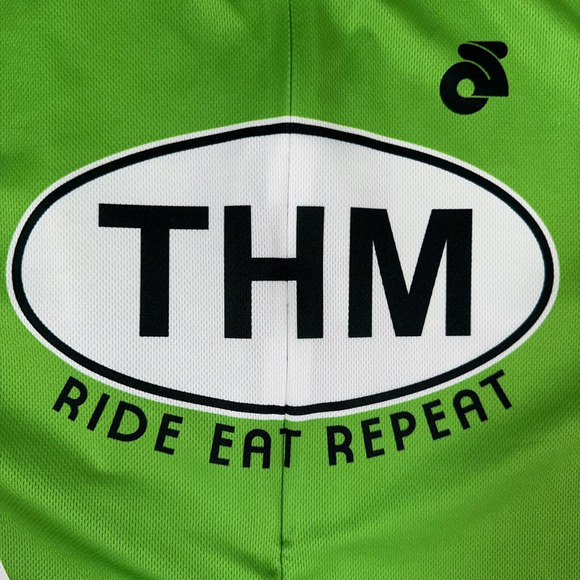 Champion System Cycling Jersey Green Indiana Ride Eat Repeat Women 3XL - Picture 3 of 11